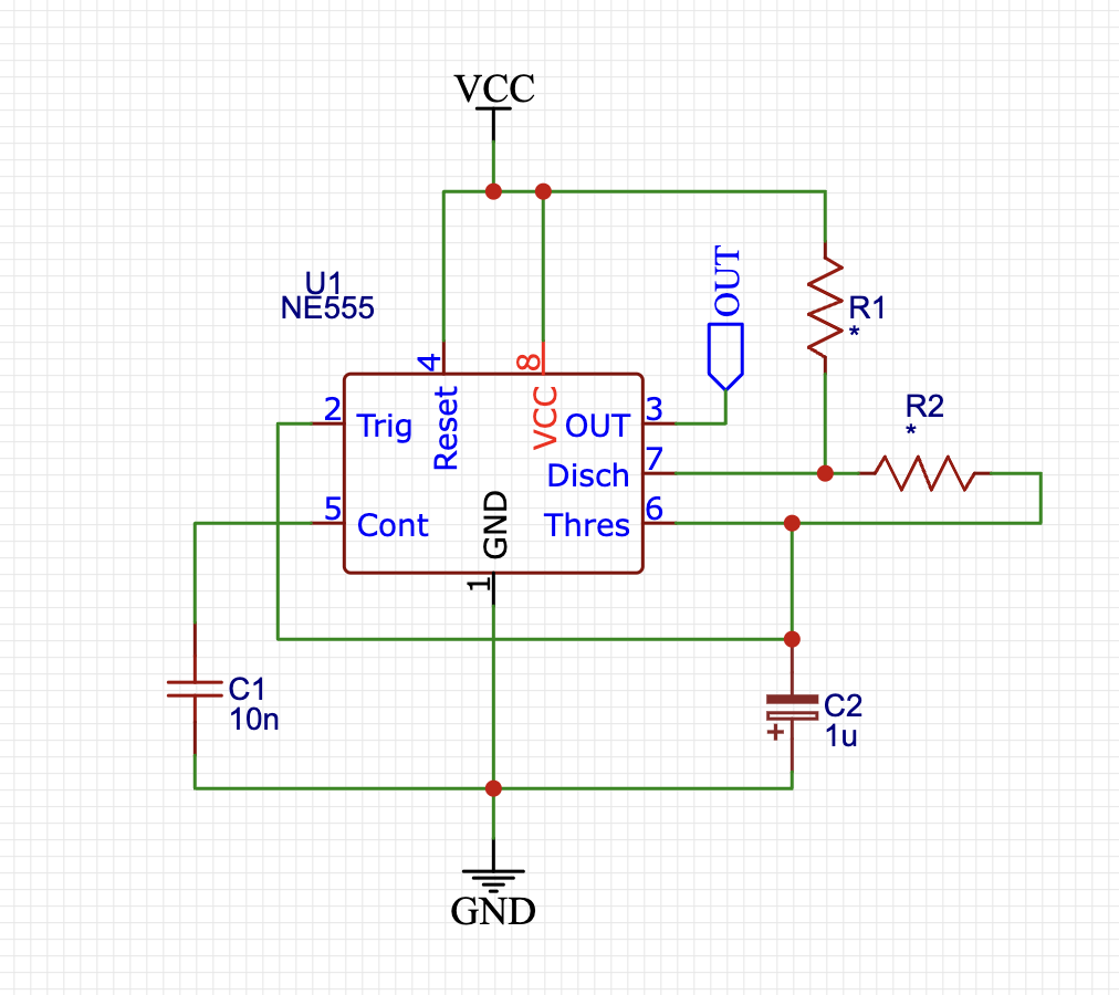 Astable 555 generator